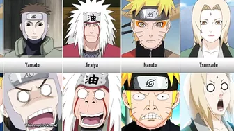 Simplistic Art Forms of Naruto Characters I Naruto Funny Faces I Anime Senpai Comparisons