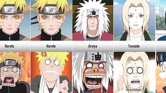 Simplistic Art Forms of Naruto Characters I Naruto Funny Faces I Anime Senpai Comparisons