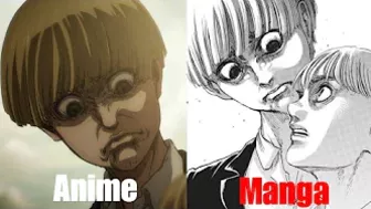 Yelena's face Anime & Manga Comparison