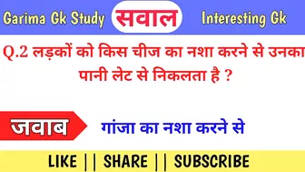 Top 10 Funny Gk Questions in Hindi || Interesting Gk || General Knowledge in Hindi