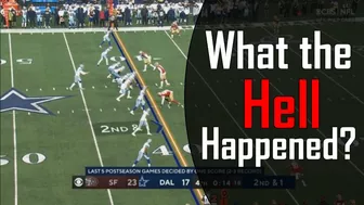 Breaking down the CHAOS at the end of the Dallas Cowboys Vs San Francisco 49ers game