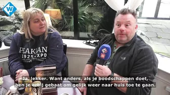 Volle bak voor horeca bij protestactie: 'Hier was ik echt aan toe' - OMROEP WEST