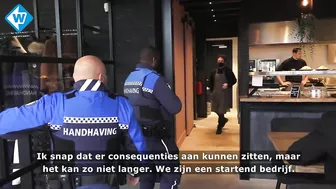 Volle bak voor horeca bij protestactie: 'Hier was ik echt aan toe' - OMROEP WEST