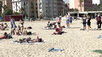 Barcelona beach walk????awesome beach Sant Miquel