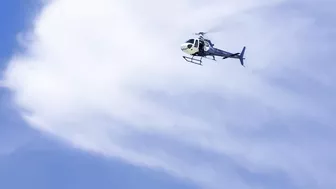 Why was this helicopter called to the beach?