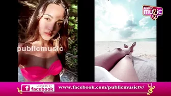 Kiara Advani Glistens In White Bikini In Maldives Video | Public Music