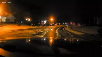 Treacherous travel: Charlotte, NC roads covered by black ice