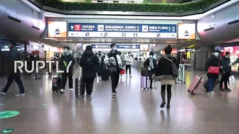 China: Beijing train stations filled with passengers amid Spring Festival travel rush