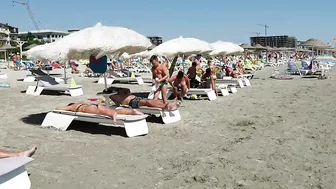 Plaja Roma Beach 4K Video  Sun Summer Party Fun Mamaia Beach Bikini Beach.