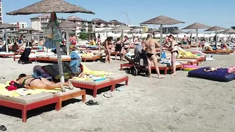 Plaja Roma Beach 4K Video  Sun Summer Party Fun Mamaia Beach Bikini Beach.