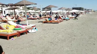 Plaja Roma Beach 4K Video  Sun Summer Party Fun Mamaia Beach Bikini Beach.