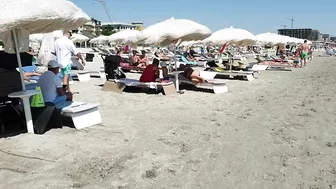 Plaja Roma Beach 4K Video  Sun Summer Party Fun Mamaia Beach Bikini Beach.