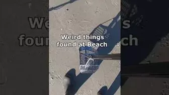 weird things found at beach #shorts