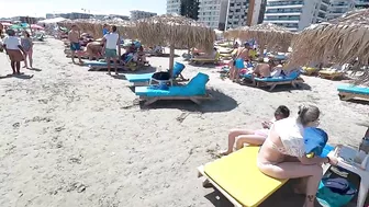 2021 Plaja Marina Beach 4K VIDEO  Sun Summer Party Fun Mamaia Bikini Beach.