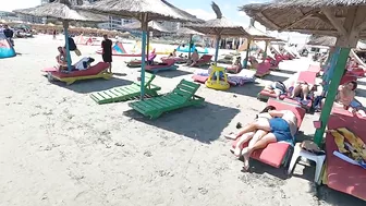 2021 Plaja Marina Beach 4K VIDEO  Sun Summer Party Fun Mamaia Bikini Beach.