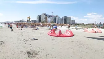 2021 Plaja Marina Beach 4K VIDEO  Sun Summer Party Fun Mamaia Bikini Beach.