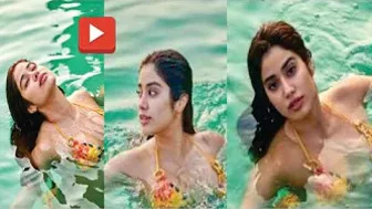 Janhvi Kapoor Bikini Look | Janhvi Kapoor Shares Hot and Bold Bikini Photos | Janhvi Kapoor Video