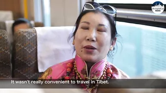 Spring Festival travel rush arrives in Tibet's bullet trains with music and joy