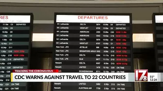 CDC warns against travel to 22 more countries