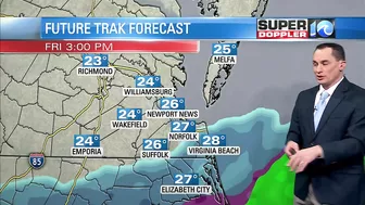 How much snow will we see? Models point to several inches over a few days