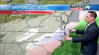 How much snow will we see? Models point to several inches over a few days