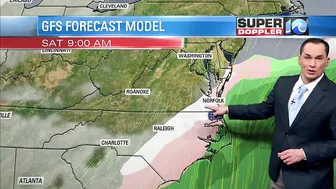 How much snow will we see? Models point to several inches over a few days