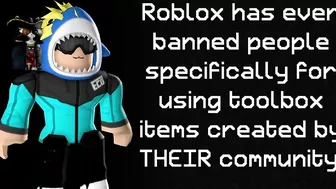 NEVER USE TOOLBOX FREE MODELS!! | Roblox Studio