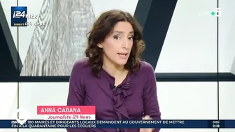 Anna Cabana anime un débat sur J.M. Blanquer sans annoncer leur relation - C à Vous - 19/01/2022