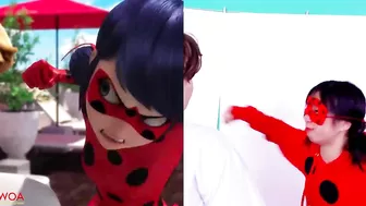 MIRACULOUS LADYBUG CHARACTERS IN REAL LIFE! - MIRACULOUS LADYBUG FUNNY ANIMATED PARODY