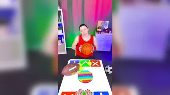 PLAYING WITH BASKETBALL PLAYER ???? || POPIT VIRAL TikTok FIDGET TRADING GAME #shorts #popit #fidget