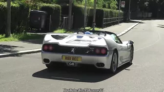 Ferrari F50 Compilation I Drag Race & Revs! AMAZING V12 SOUND