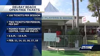 City of Delray Beach offering 100 complimentary tickets to Delray Beach Open