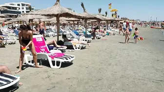 Plaja Navodari Beach 4K VIDEO  Sun Summer Party Fun Mamaia Bikini Beach.