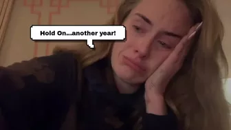 Adele CRYING on INSTAGRAM