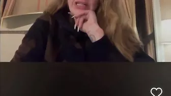 Adele CRYING on INSTAGRAM