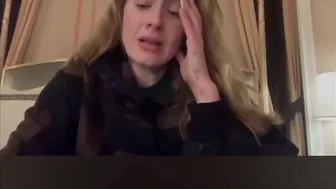 Adele CRYING on INSTAGRAM