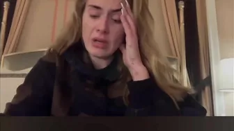 Adele CRYING on INSTAGRAM