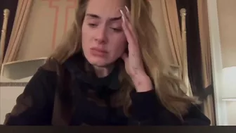 Adele CRYING on INSTAGRAM