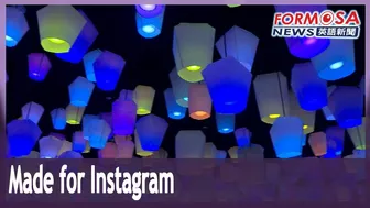 Exhibit made for Instagram opens in Taipei