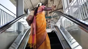 return journey in Metro | Travel in hyd | wonderful feeling my wife | Family vlogs | Gunti nagaraju