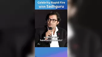 Celebrity Rapid Fire With Sadhguru