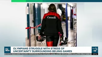 Olympians struggling with stress leading up to the Beijing Games