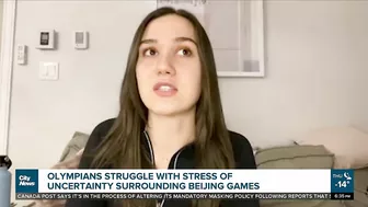 Olympians struggling with stress leading up to the Beijing Games