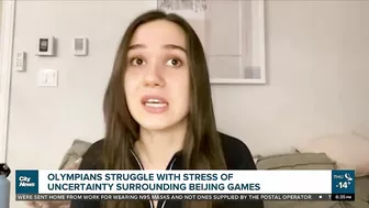 Olympians struggling with stress leading up to the Beijing Games