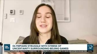 Olympians struggling with stress leading up to the Beijing Games