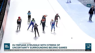 Olympians struggling with stress leading up to the Beijing Games