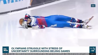 Olympians struggling with stress leading up to the Beijing Games