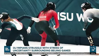 Olympians struggling with stress leading up to the Beijing Games