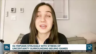 Olympians struggling with stress leading up to the Beijing Games