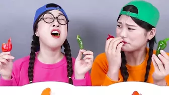 Real VS Jelly Chocolate Food Challenge DONA